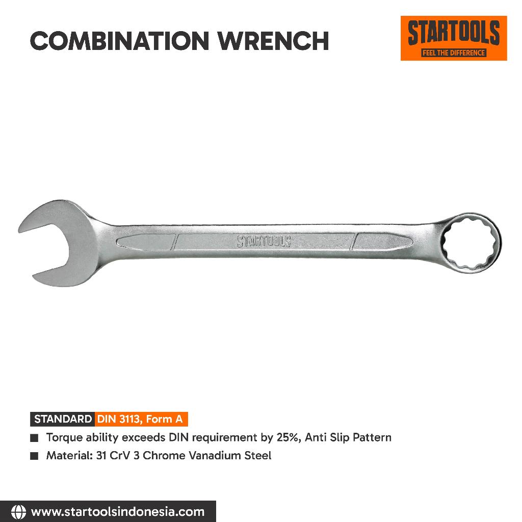 STARTOOLS Combination Wrench/Kunci Ring Pass/Pass Ring 65mm