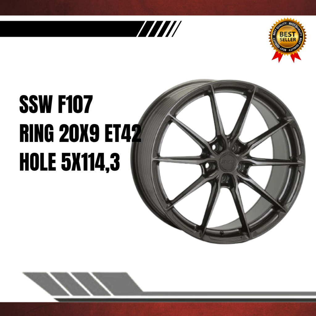 Velg mobil ssw ring 20 lebar velg 9 et42 hole 5x114,3