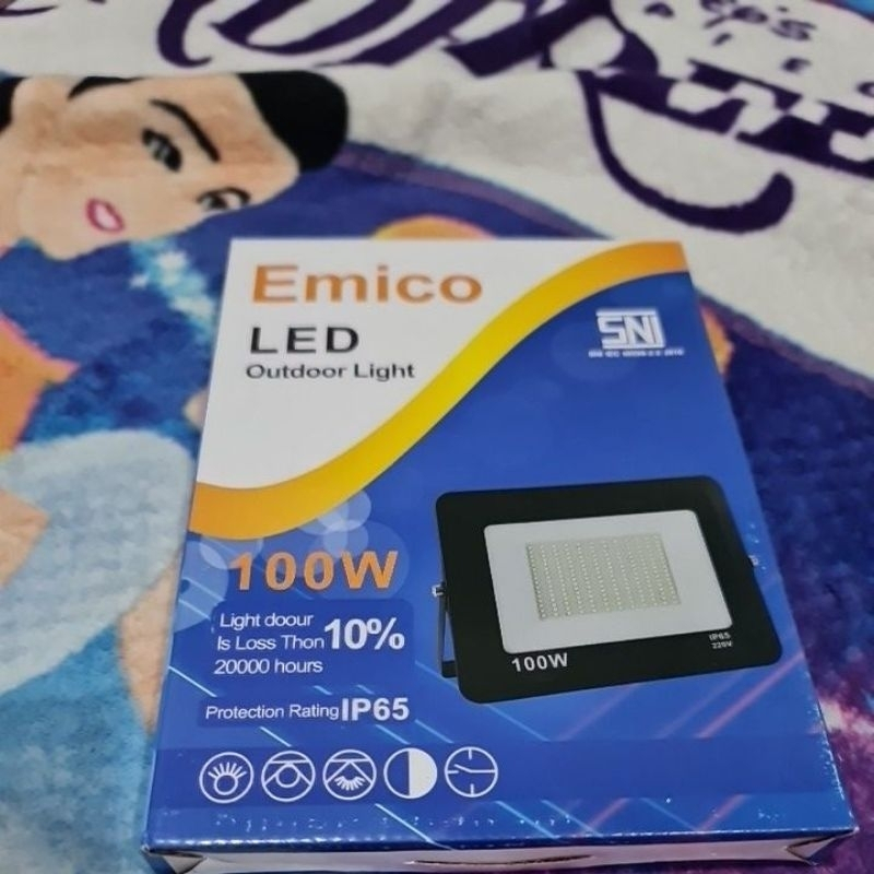 Cup Sorot Emico/Kap Sorot Emico/Lampu Kap Sorot LED Sinar Putih/Kuning Emico