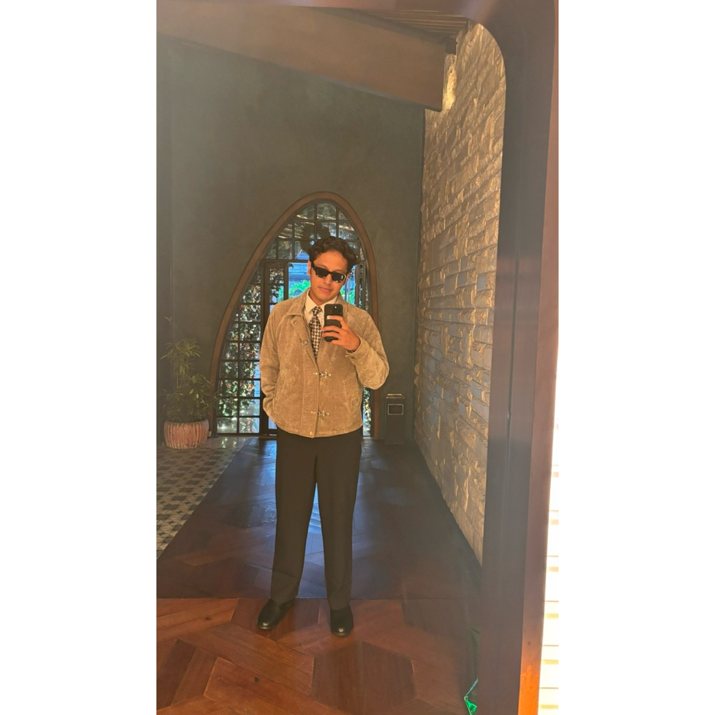 Corduroy Clasp Jacket Signore