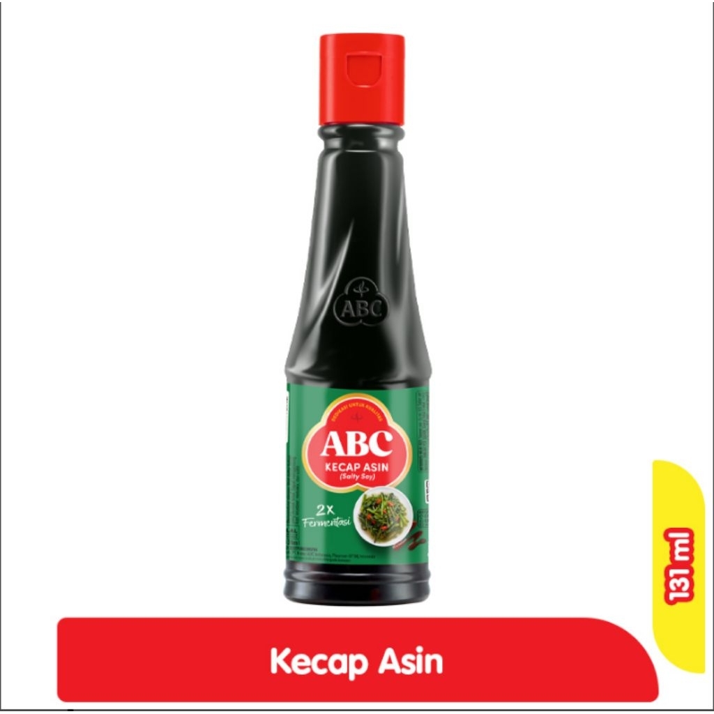 Kecap Asin ABC 131ML / Kecap Asin Botol ABC