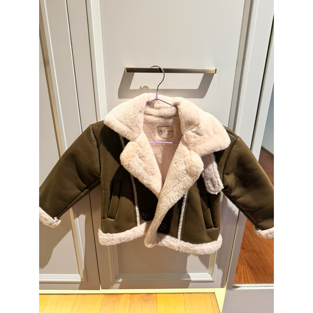 preloved jacket leather winter anak cewek lembut tebal