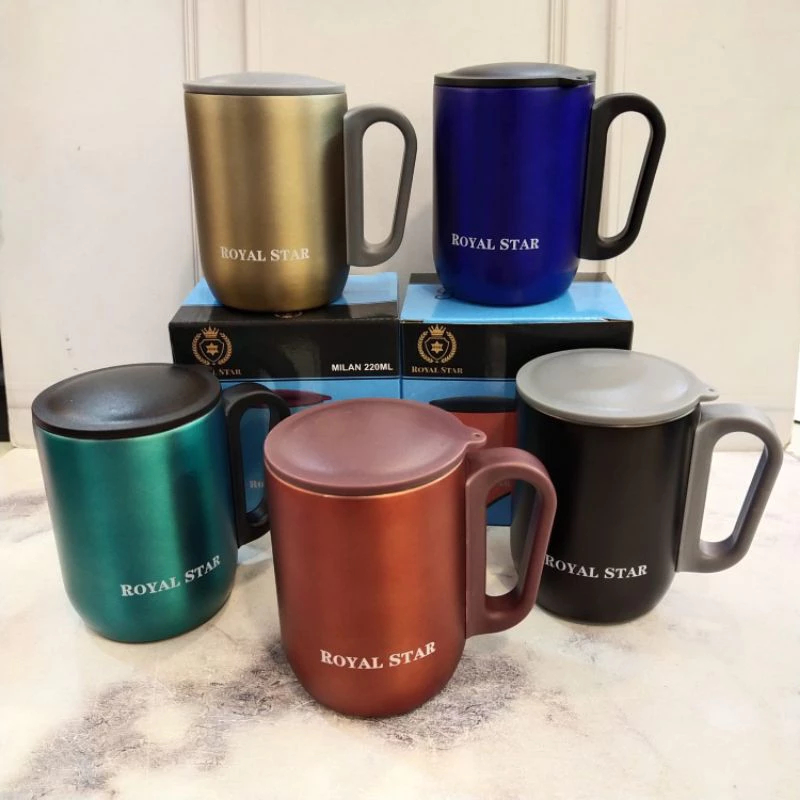 MUG KOPI CUSTOM NAMA GRAFIR - MUG CUSTOM LOGO PRINT UV - MUG CANGKIR ROYAL STAR 220ML