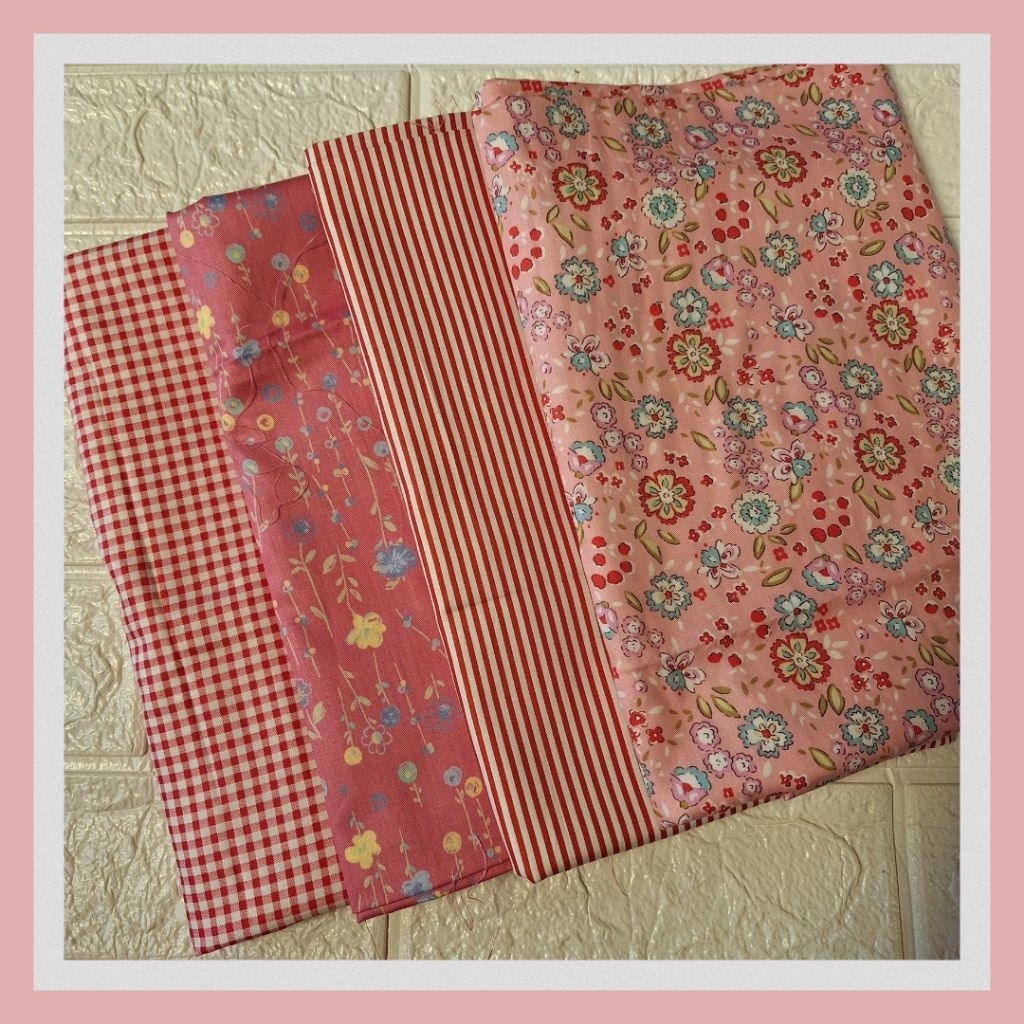 1 SET KAIN PERCA KATUN JEPANG DESIGN TOKAI SENKO