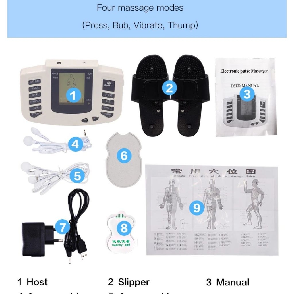 Sunmas Terapi sandal /alat pijat kaki/Alat Terapi kesehatan/Terapi kaki tangan badan