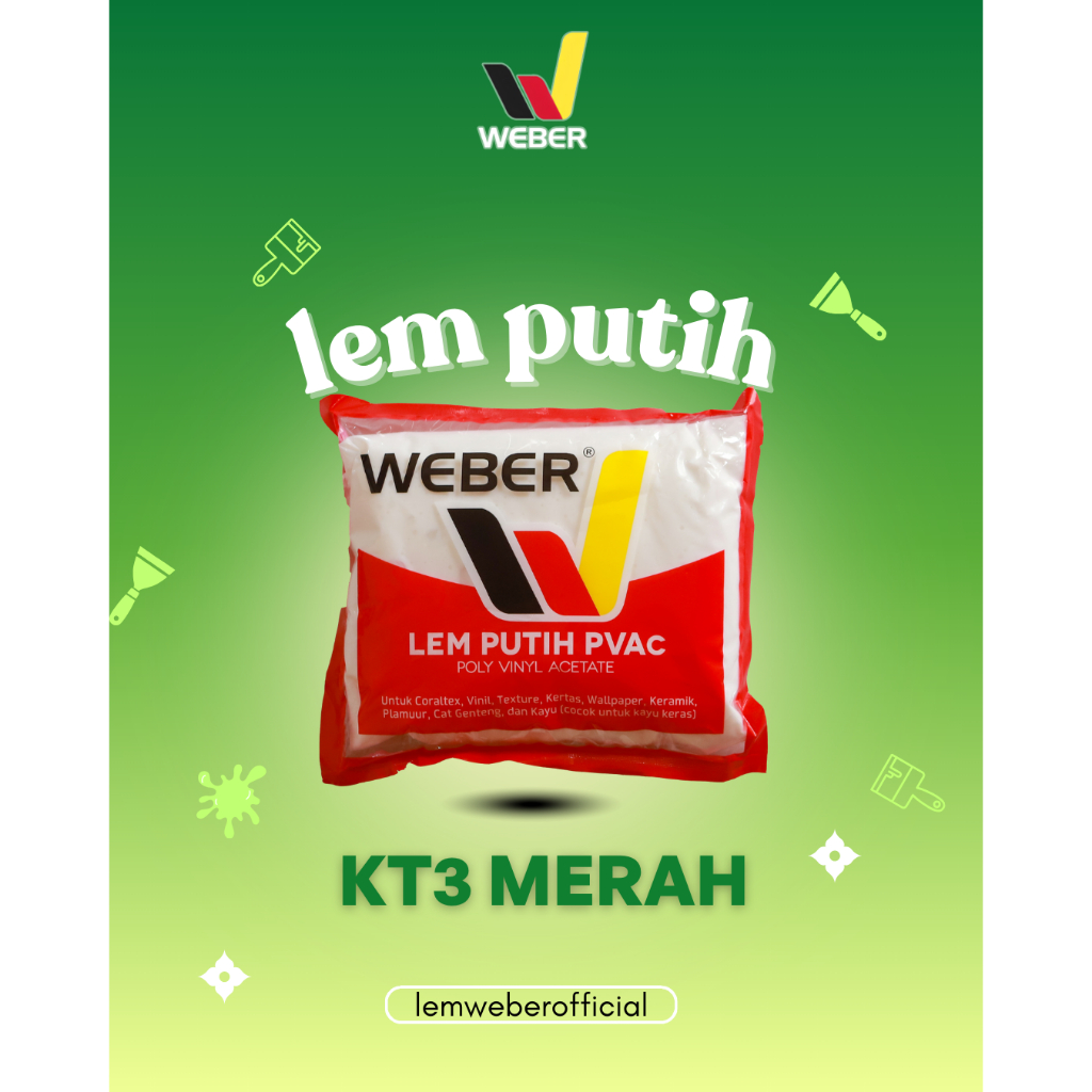 LEM PUTIH,LEM PUTIH WEBER,LEM PUTIH MERAH,LEM PVAC MERAH,LEM PUTIH MURAH,KEMASAN 1/SLIME/LEM SERBAGU