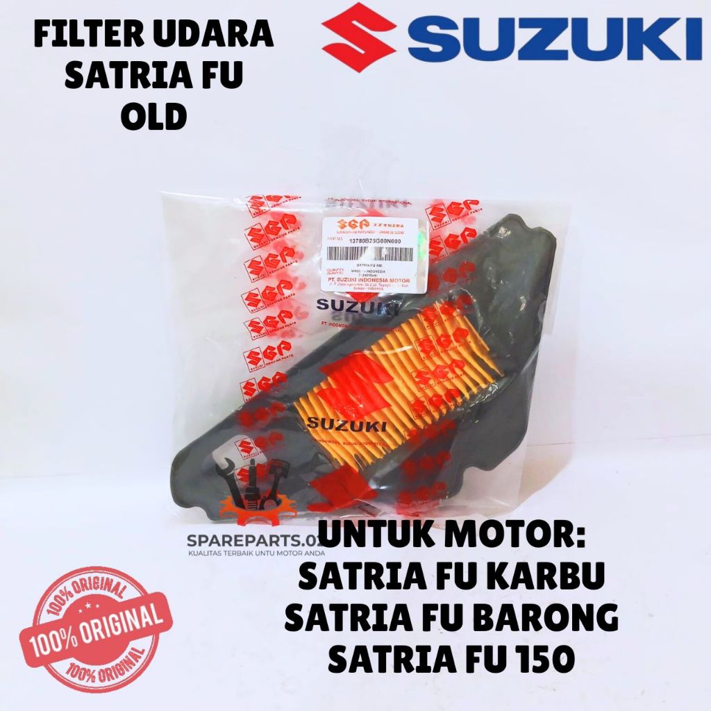 FILTER UDARA ORIGINAL SUZUKI SATRIA FU OLD, FILTER UDARA SATRIA FU KARBU, SATRIA FU BARONG, SATRIA F