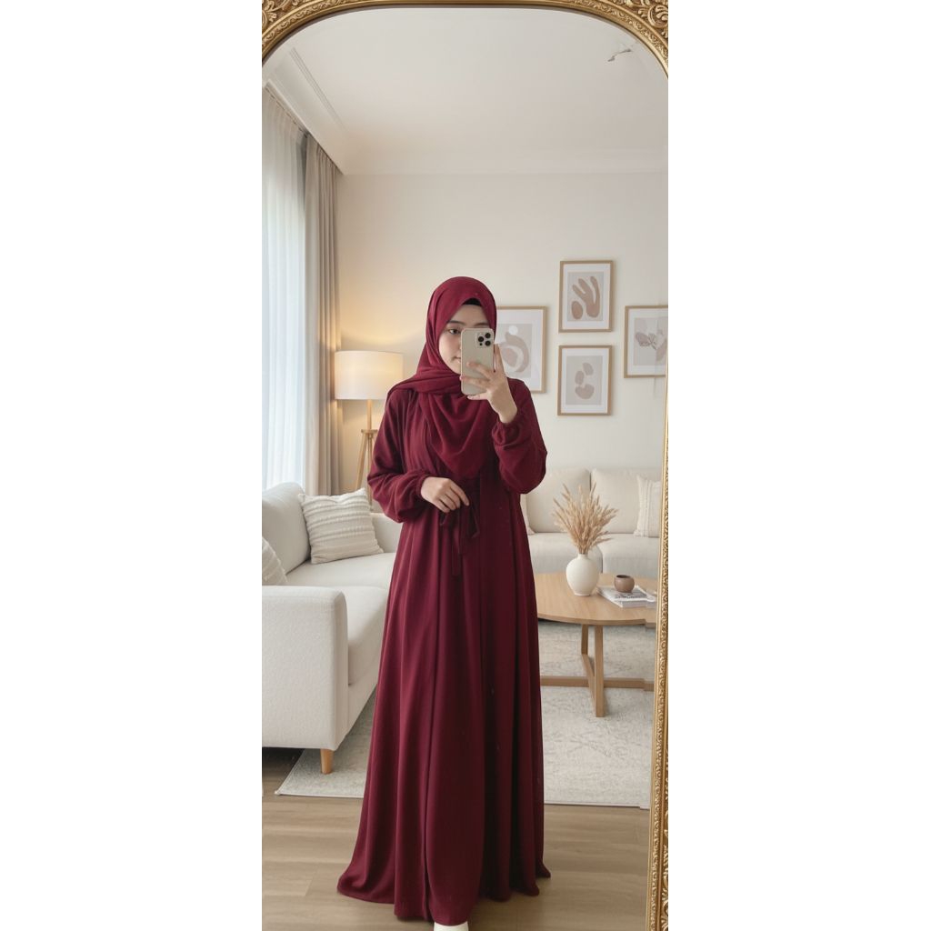abaya set/abaya outer/abaya polos/abaya cringkel/abaya wanita
