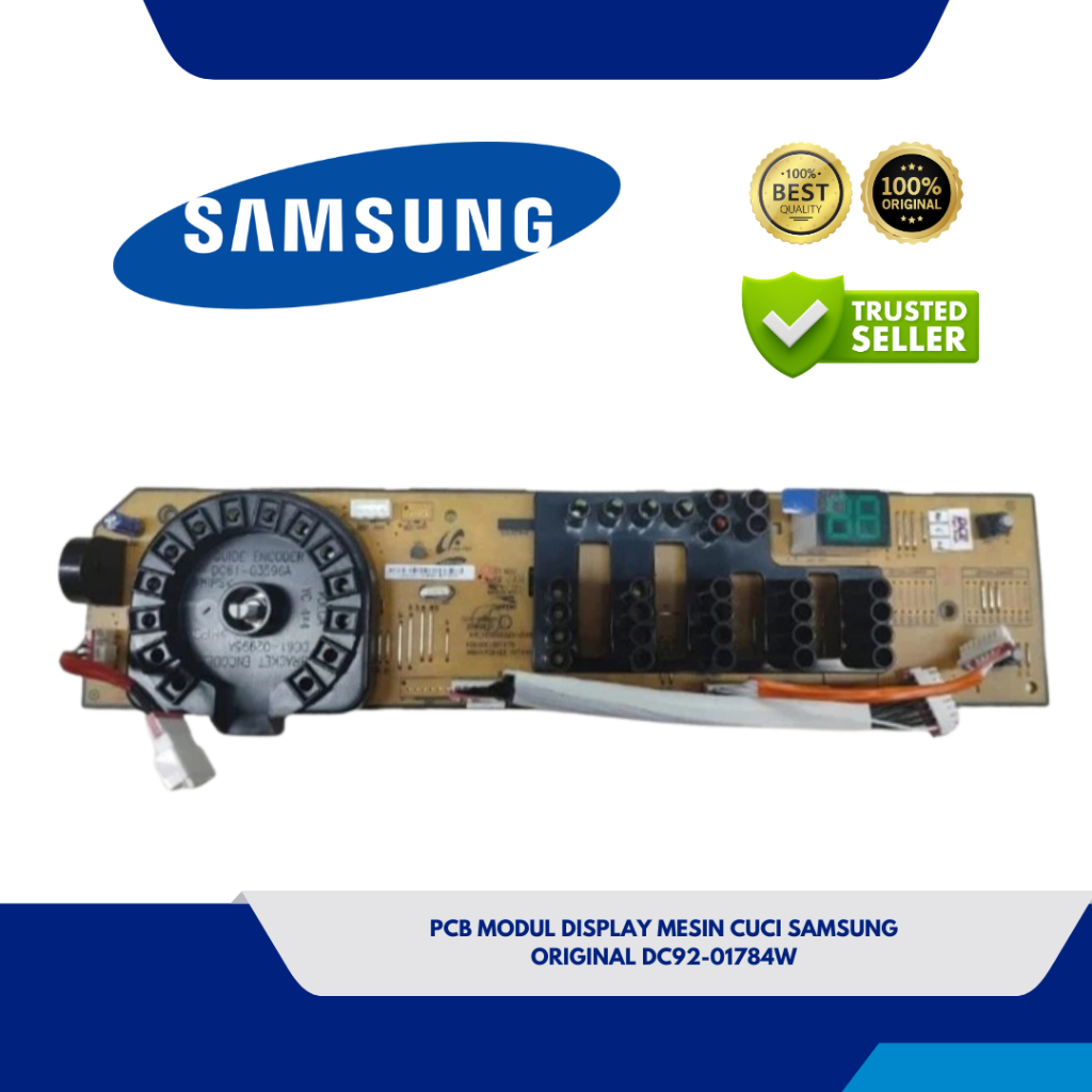 PCB MODUL DISPLAY MESIN CUCI SAMSUNG WW65J3283LW ORIGINAL DC92-01784W