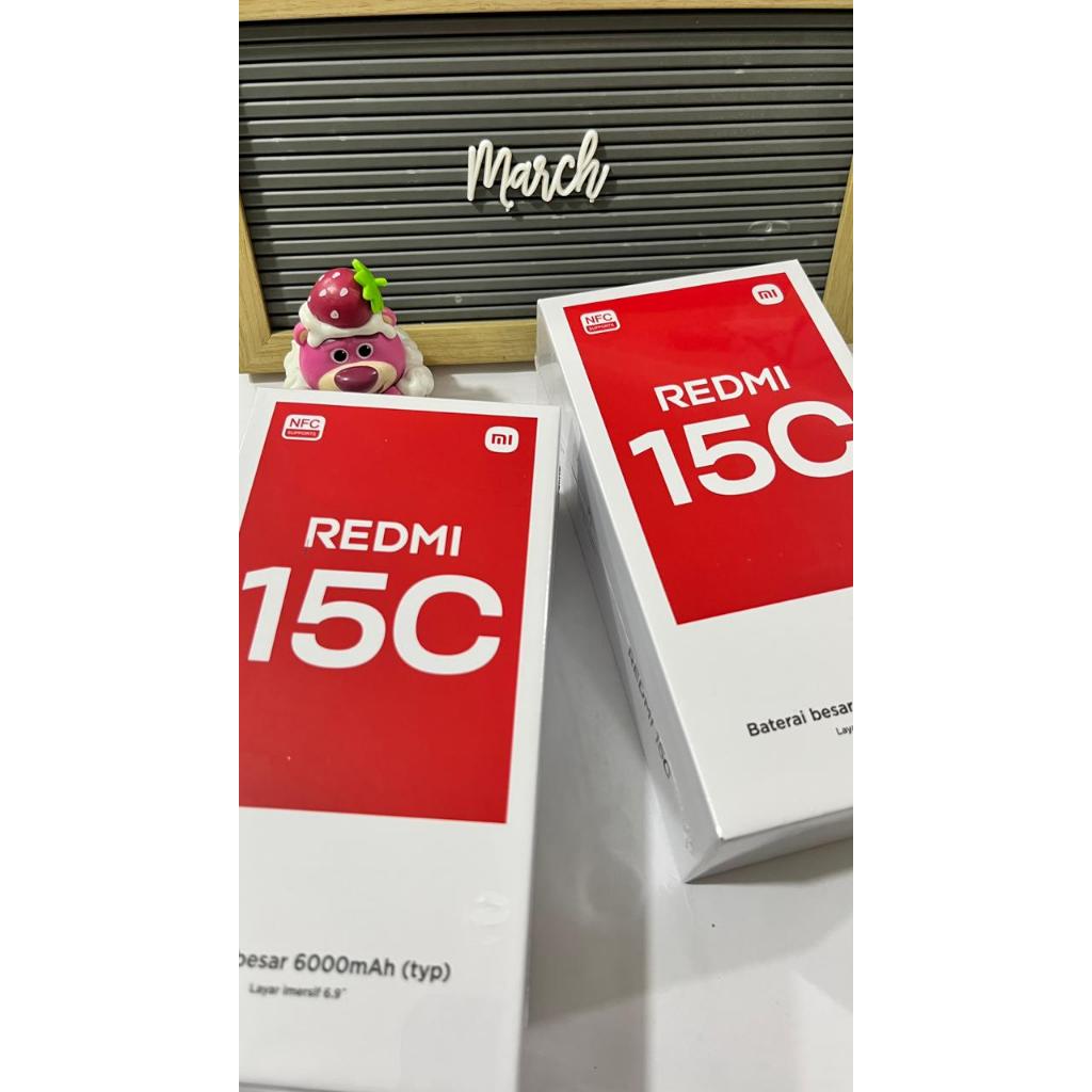 [Bekas] Hp Redmi 15C NFC Fullset Bergaransi Amanah Batrai 6000mAh