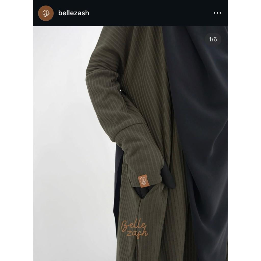 nwt noir abaya 9.0 tsuga bellezash