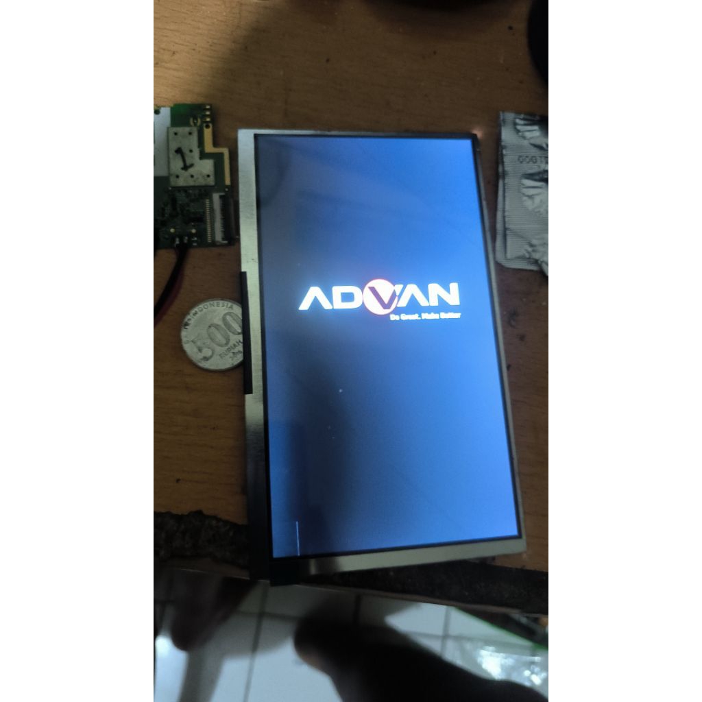 LCD TAB TABLET ADVAN I7U ORIGINAL TESTED FUNGSI NORMAL