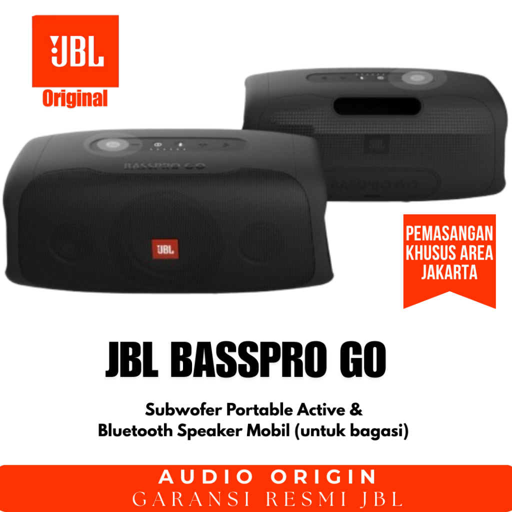JBL BassPro GO Portable Active Subwoofer and Bluetooth Speaker Mobil