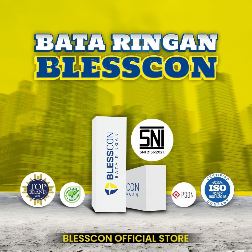 Bata Ringan / Hebel BLESSCON SNI 1 DO - SURABAYA