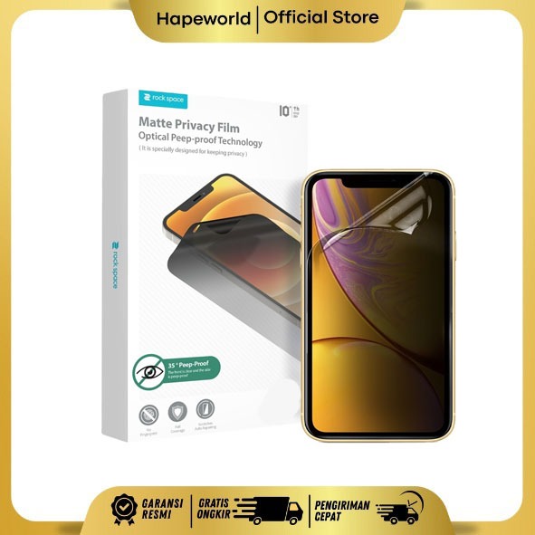 ANTI GORES ALL HP ROCK SPACE MATTE PRIVACY FILM Optical peep-proof Technology size s