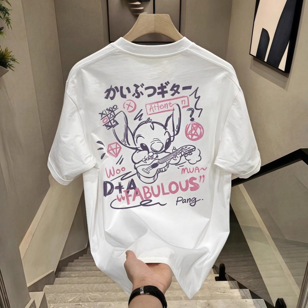 COD kaos cowok Kaos Pria Terbaru Oversize Fit Slim Bahan Tebal Tidak Transparan kaos anak muda pria