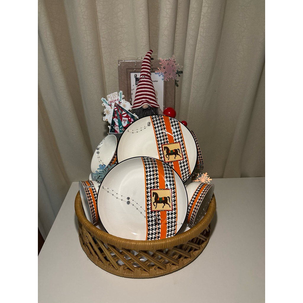 NEST Woven Tray - Tray rotan / decorative tray / rattan tray / round tray / home decor / rotan