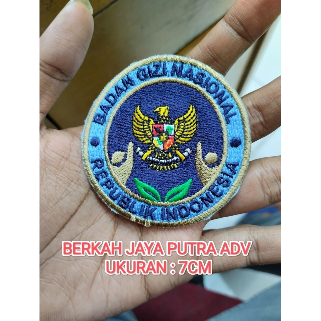 Bordiran Logo BGN | Bordiran Logo Badan Gizi Nasional Ekslusif