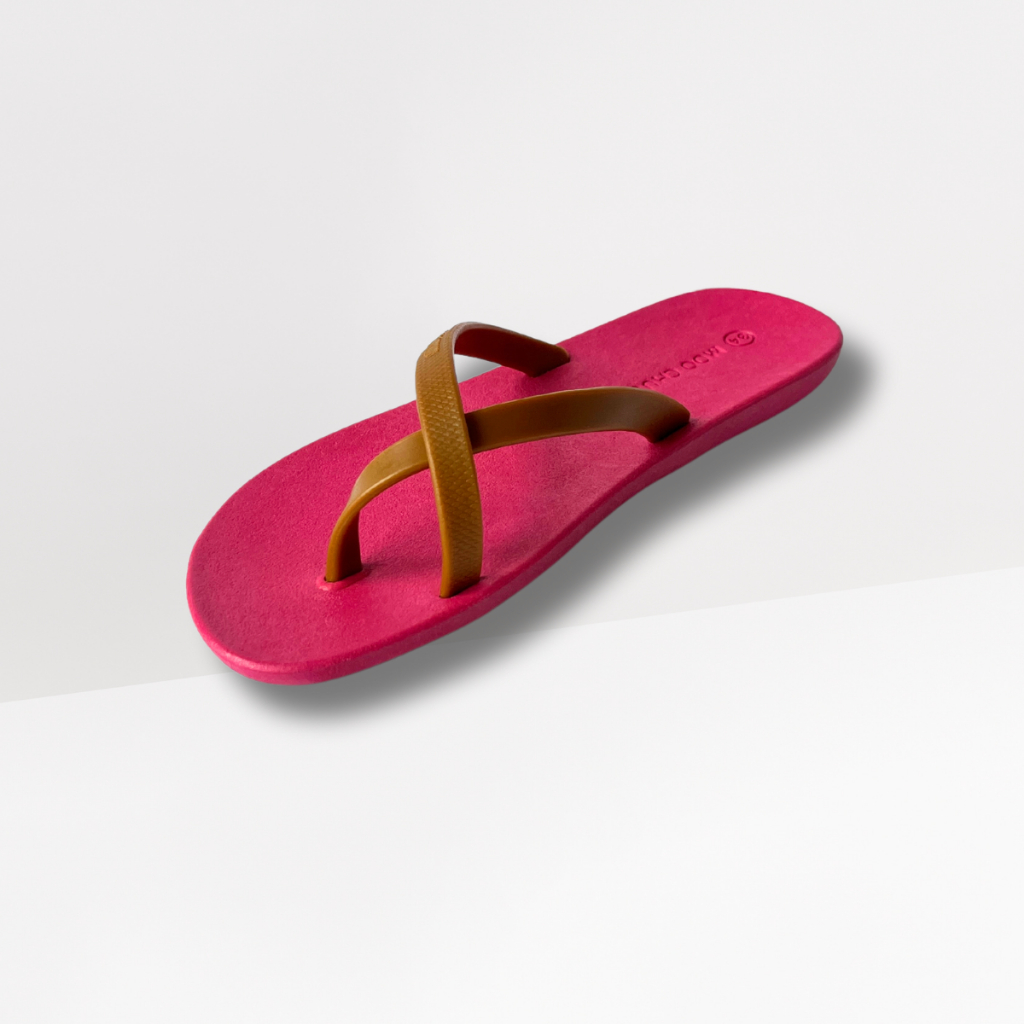 Moo Chuu MC12 Sandal Unisex Tapak Pink - Pilihan Tali dan Size