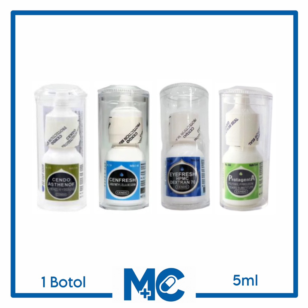 Cendo Asthenof, Cenfresh, Eyefresh, Protagenta Tetes Mata 5ml - Meredakan Mata Merah, Iritasi & Keri