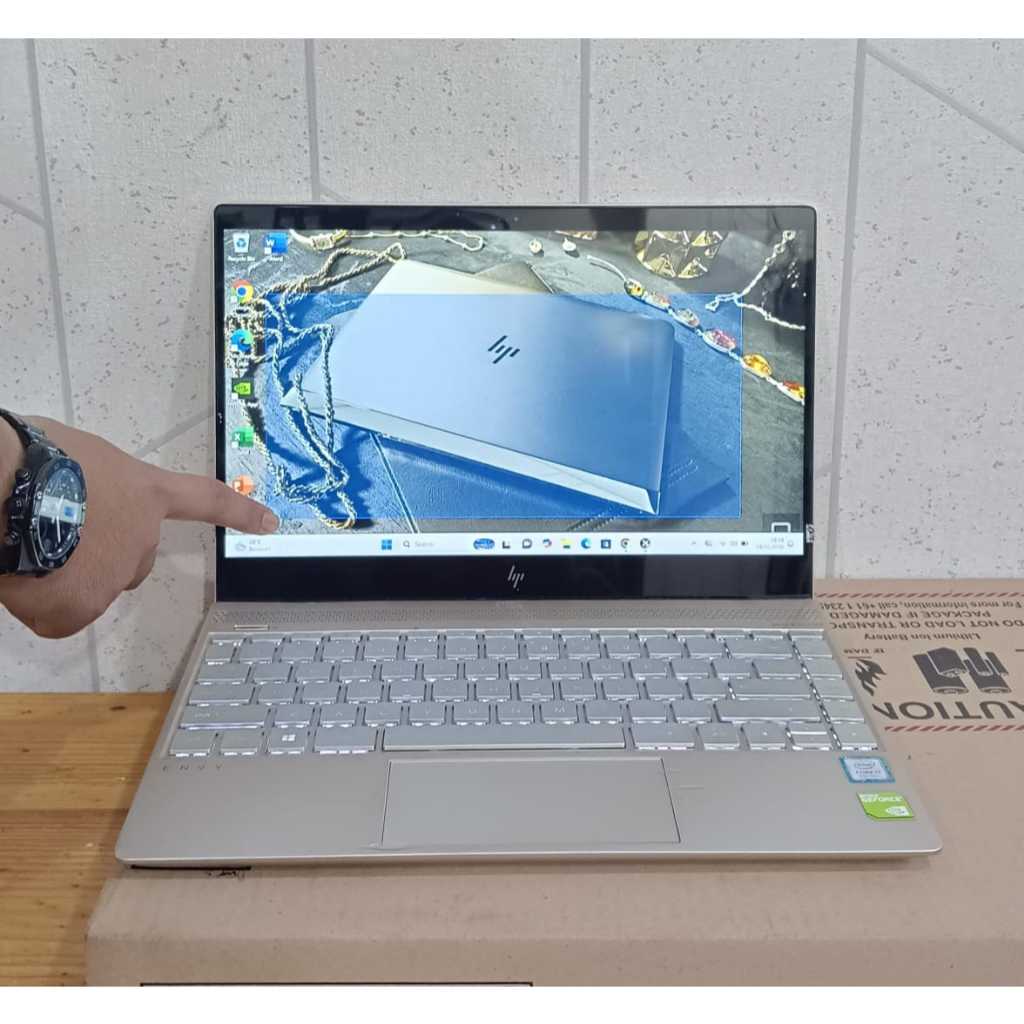 Laptop Hp Envy 13-ad182TX, #TOUCHSCREEN, Core i7-8550U, Ram 16 Gb / 512Gb, ###Dualvga: - HD Graphics