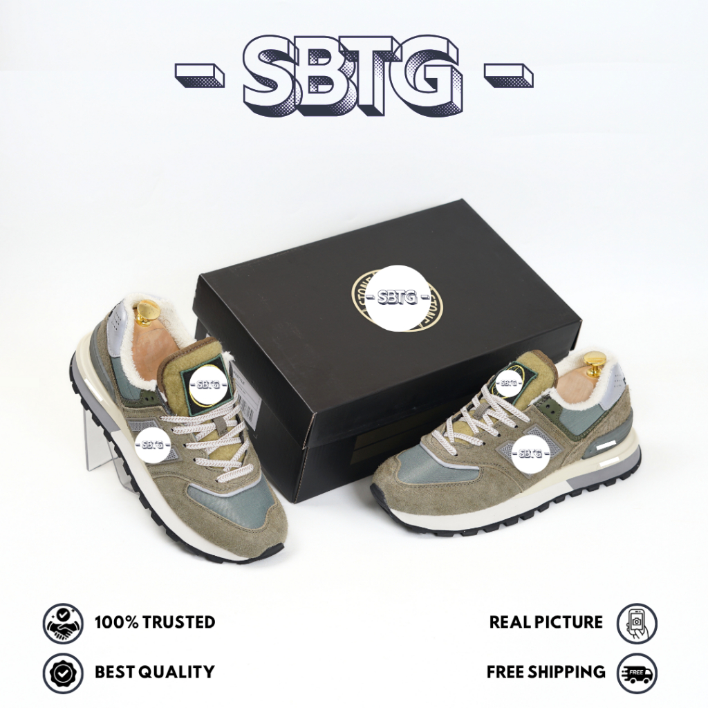 SBTG - Sneakers NB 574 Legacy Stone Island Series Pria Made In Vietnam 100% BNIB