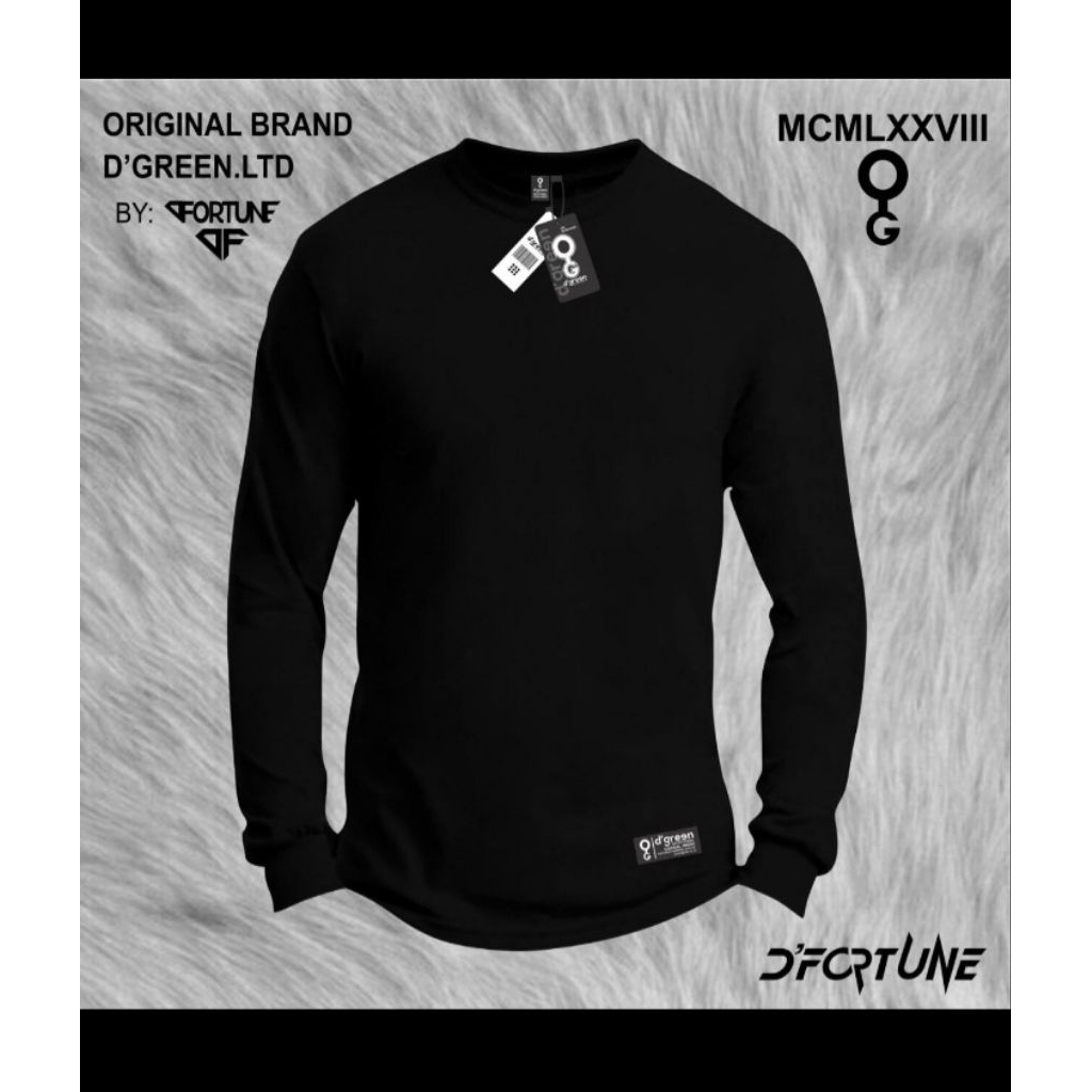 kaos pria d'green ltd polos original premium cotton combad