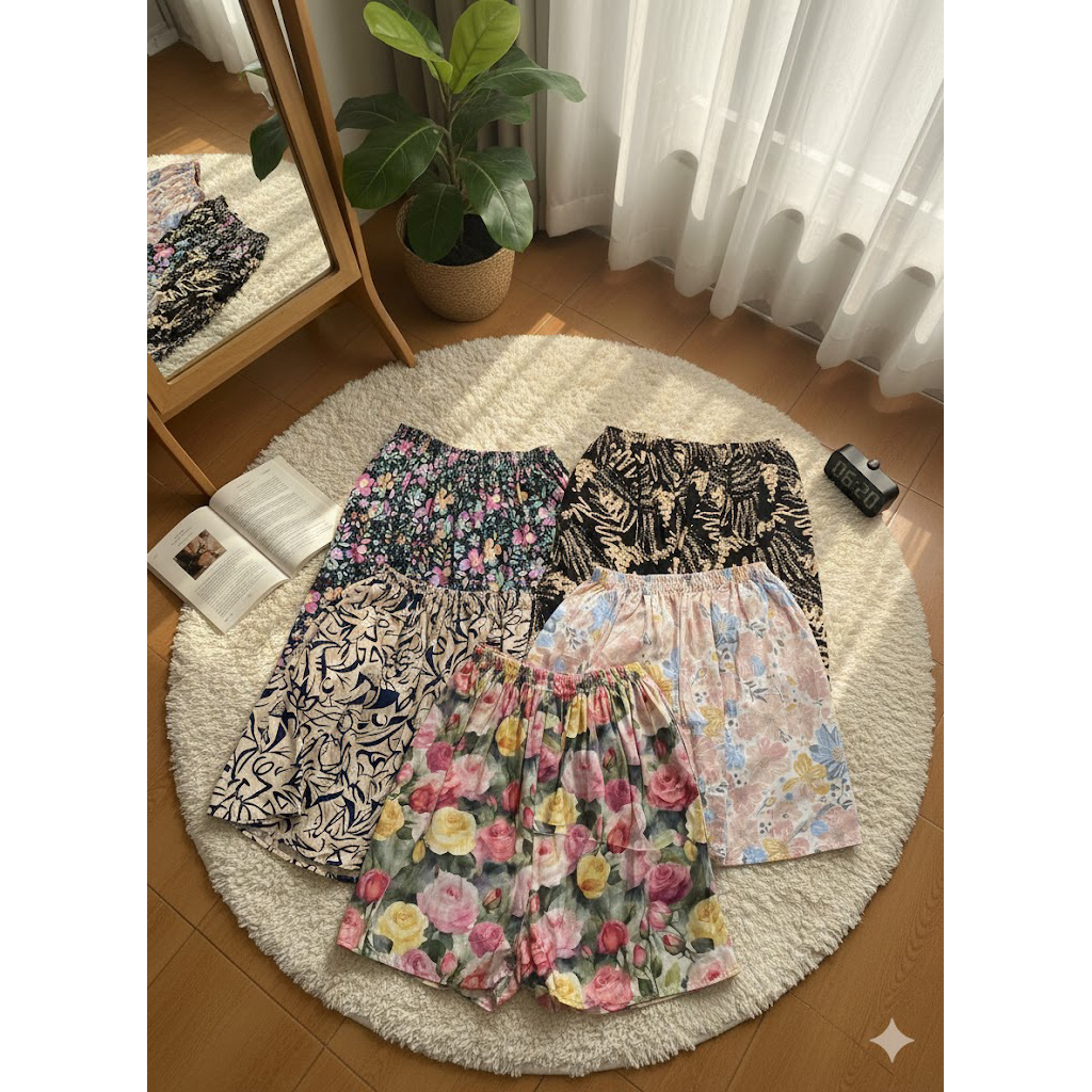 CELANA KOLOR MOTIF BUNGA