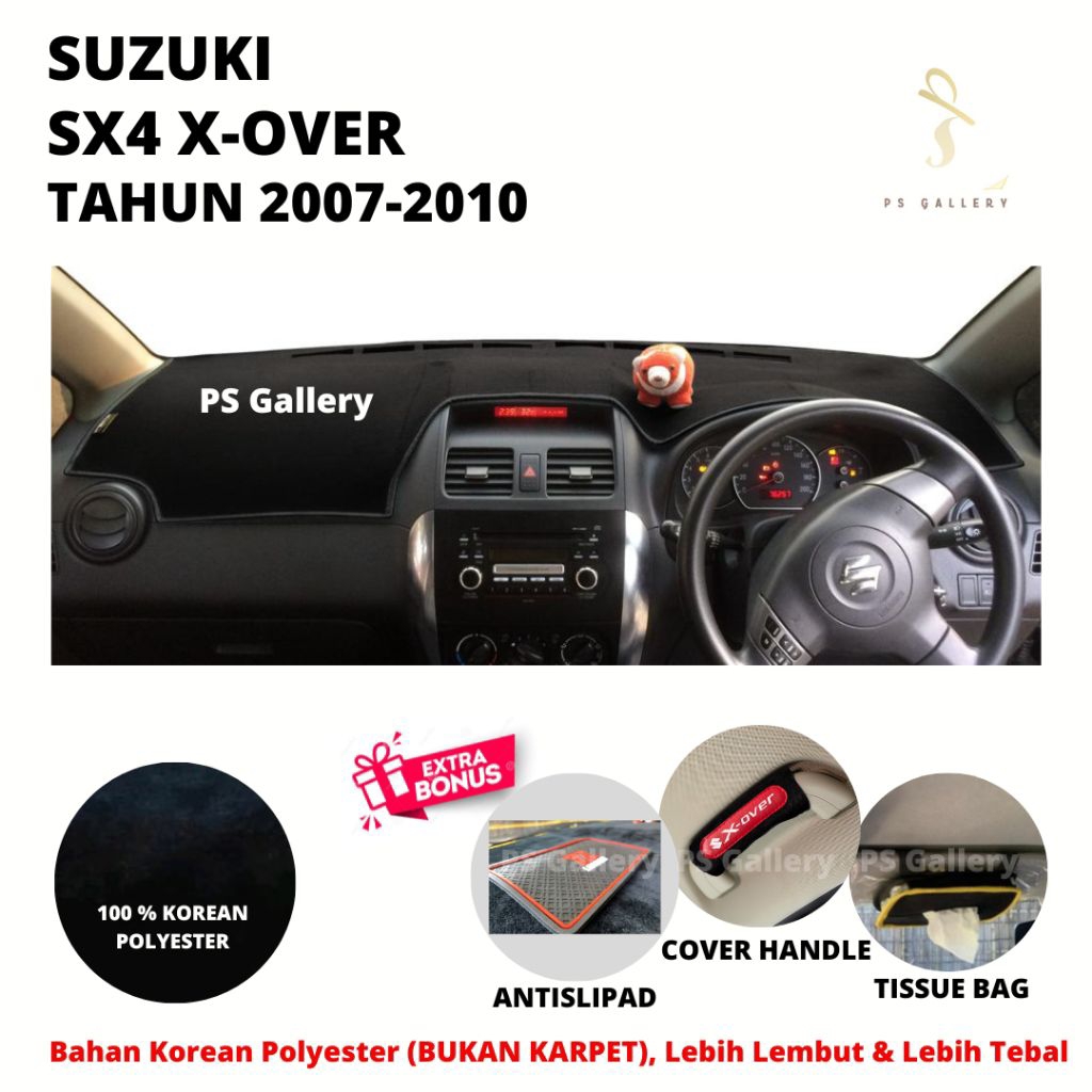 Alas Dasbor Mobil SX4 X-OVER Tahun 2007-2010 Aksesoris Cover Dashboard Premium