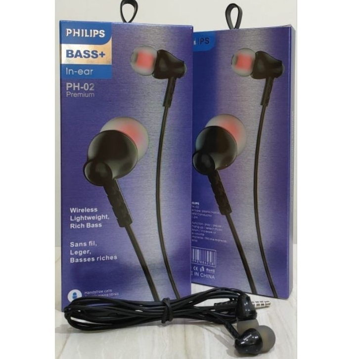 Philips HF Headset PH-02 Premium Bass Import