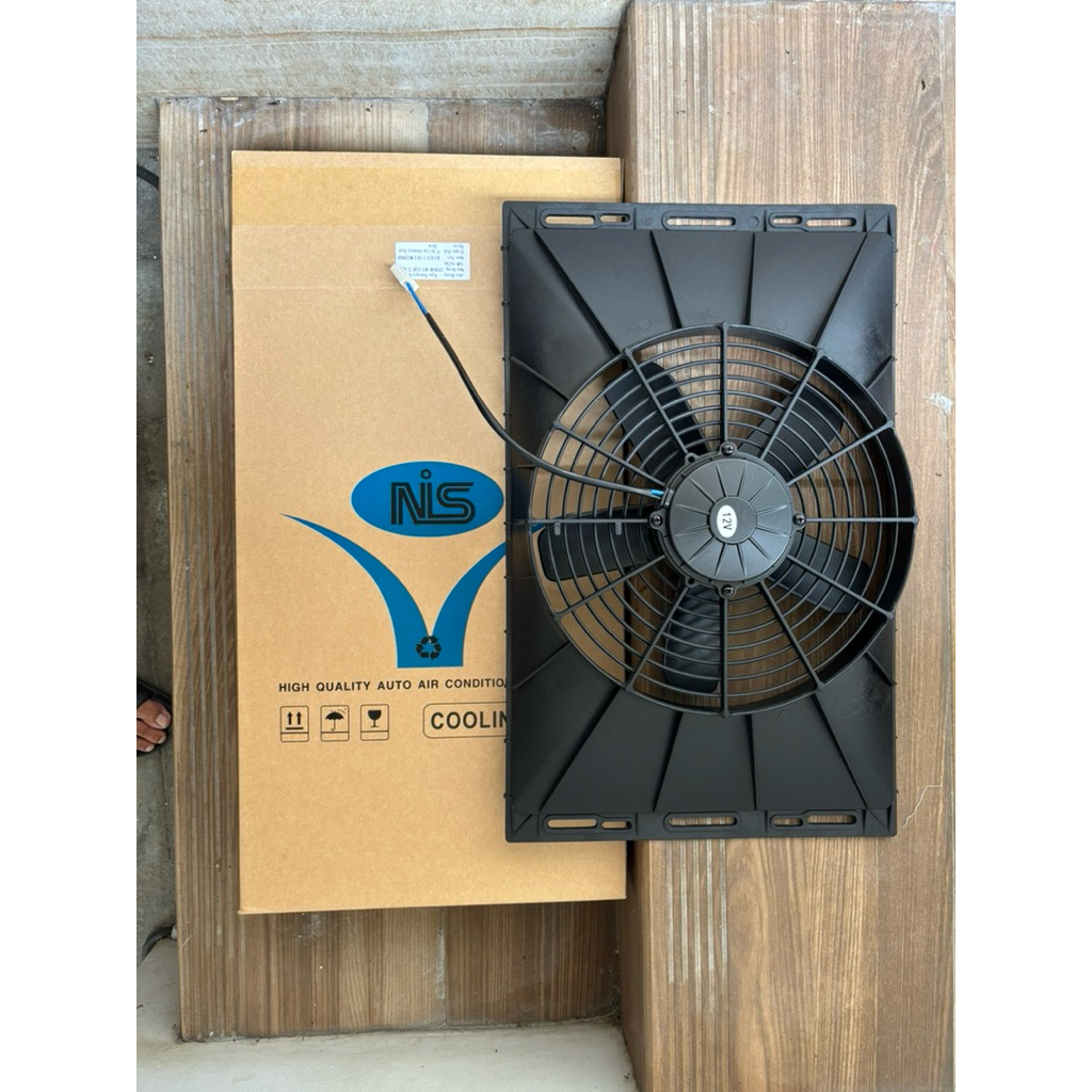 Ekstrafan Extrafan Extra Fan Elf Single Ac Mobil Elf Ukuran 14x23 Plastik NIS 12Volt