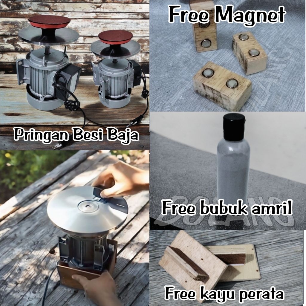 Asahan Mata Pisau Cukur Atau Clipper Bahan Besi Baja| Mesin Asah Mata Pisau Clipper Bahan Besi Baja 