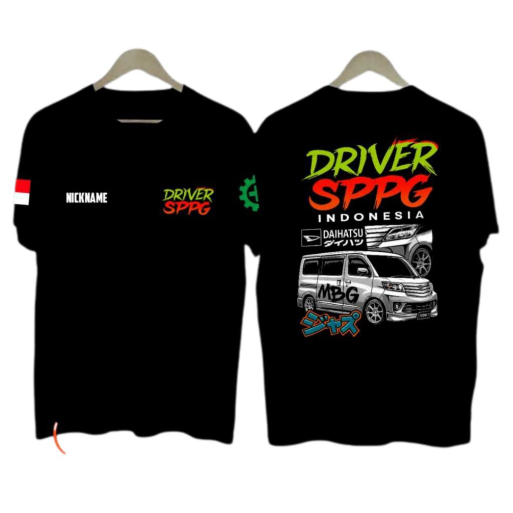 KAOS TSHIRT DEIVER SPPG INDONESIA//KAOS SPPG BGN