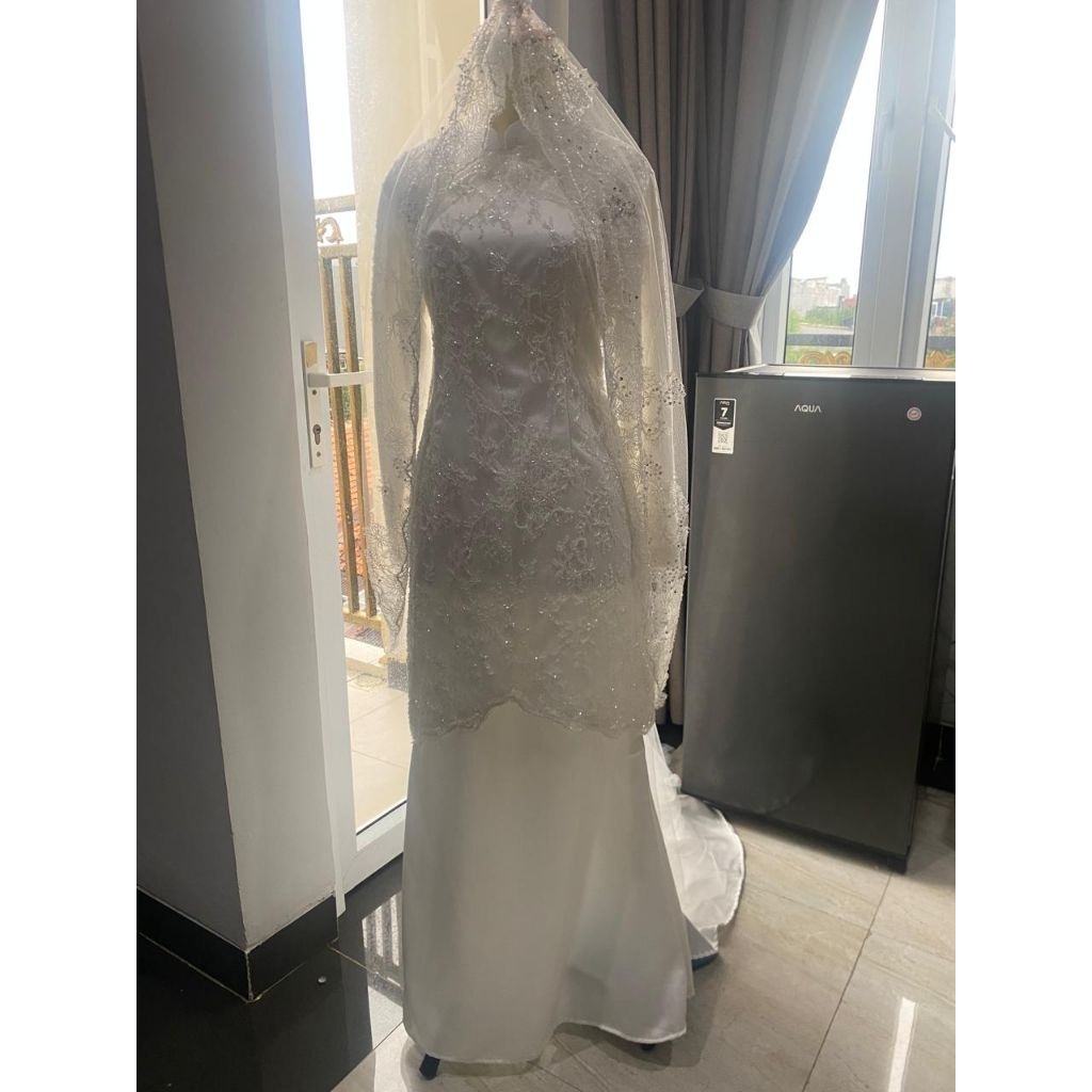 gaun pngantin malaysia Melayu gaun akad gaun walimah wedding dress
