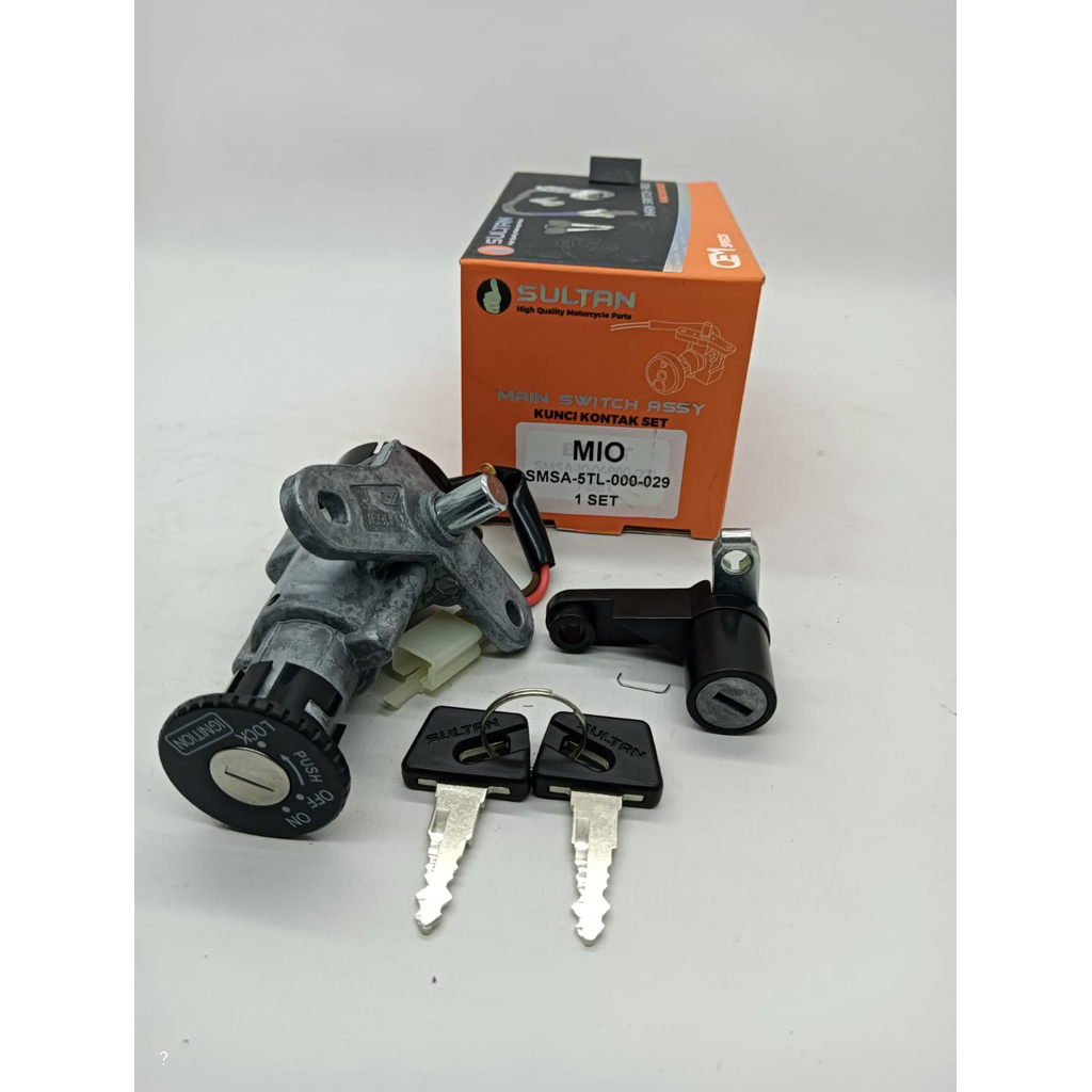 KUNCI KONTAK ASSY + KUNCI JOK MOTOR MIO/ MIO SPORTY/ MIO SMILE MEREK SULTAN