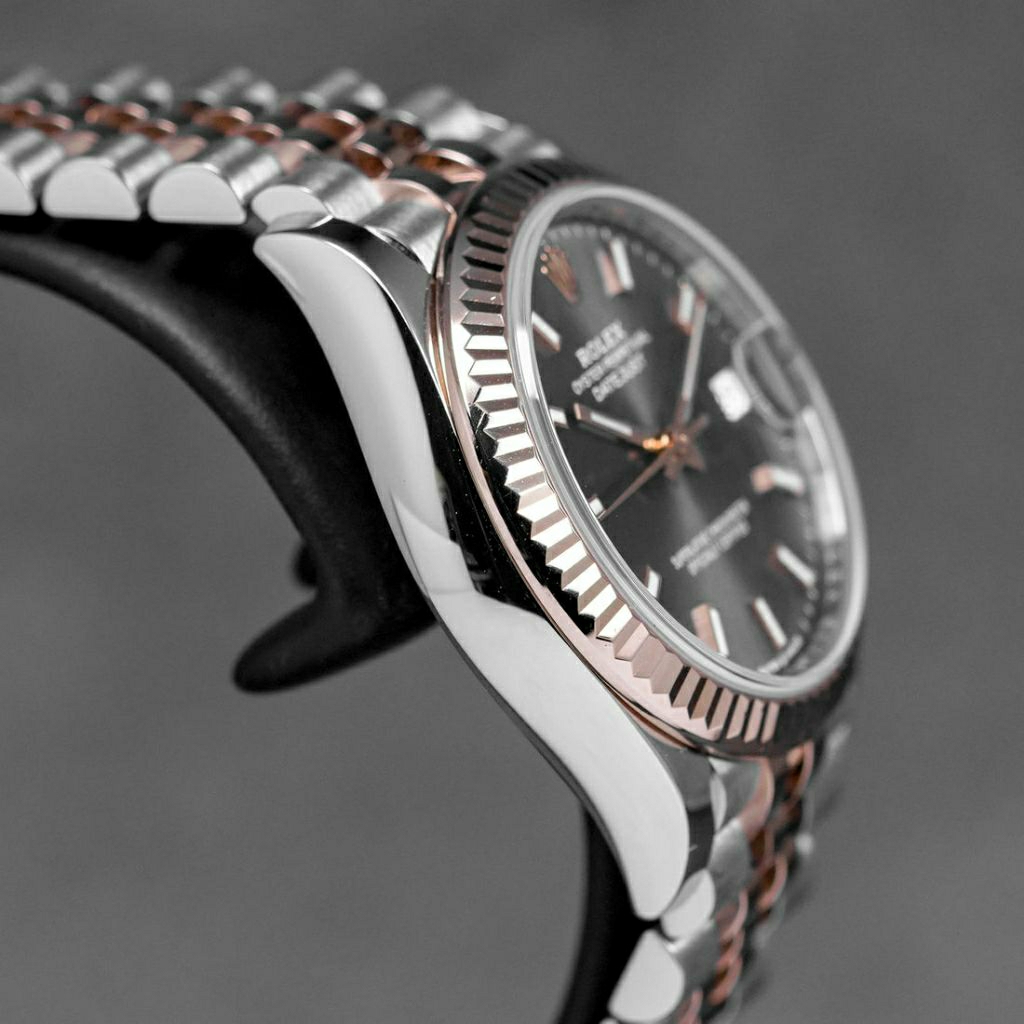 DATEJUST 31MM TWOTONE ROSEGOLD RHODIUM DIAL