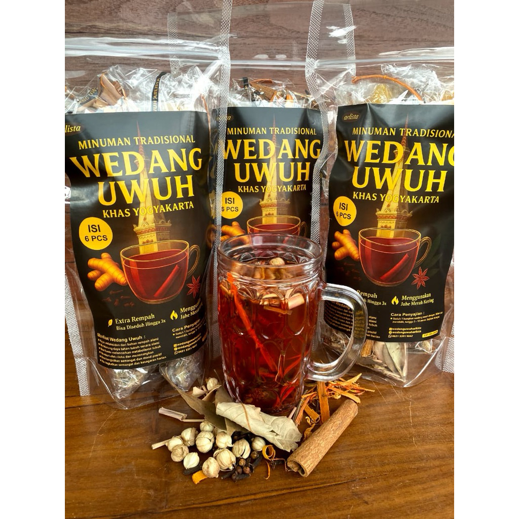 Wedang Uwuh - Paket Isi 6 - Wedang Tradisional - Wedang Sehat -Rempah Nusantara
