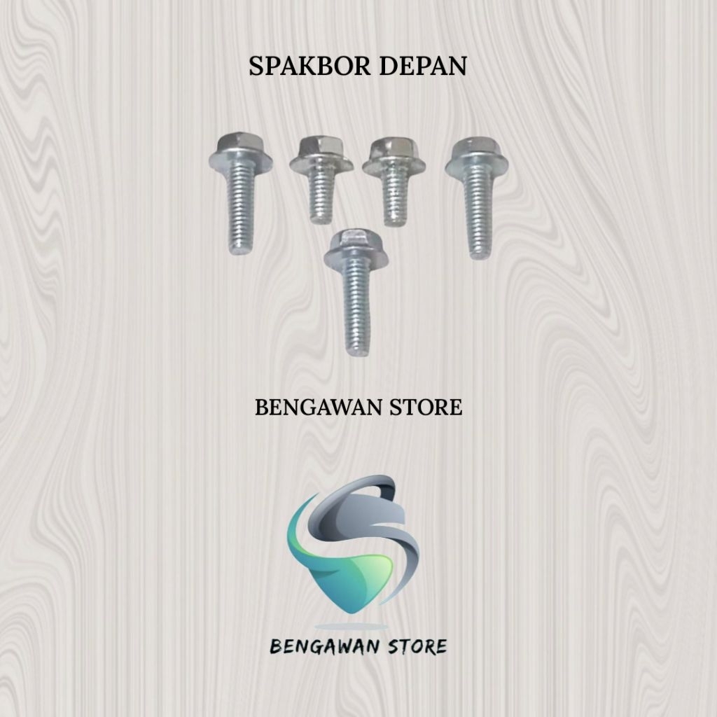 Baut Fullset Cover Bodi Body Spakbor Depan Yamaha Vega R Lama / Old Karbu Karburator