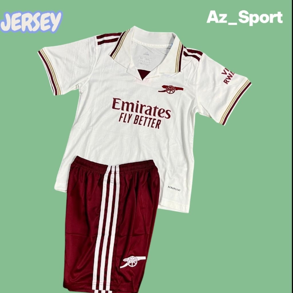 Jersey kids stelan baju bola anak pria wanita Arsenal 3rd third 25/2026 grade ori highQuality