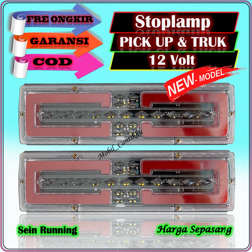Lampu Variasi Led Stop Lamp Stoplamp Mobil L300 Granmax Futura Pick Up New Carry 12 Volt / 24 Volt