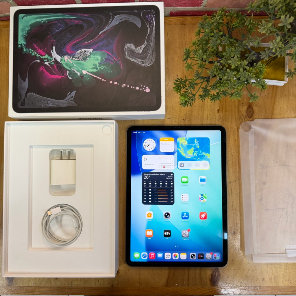 iPad Pro 2018 11 inch 256GB Wifi Only Super Mulus istimewa full Original