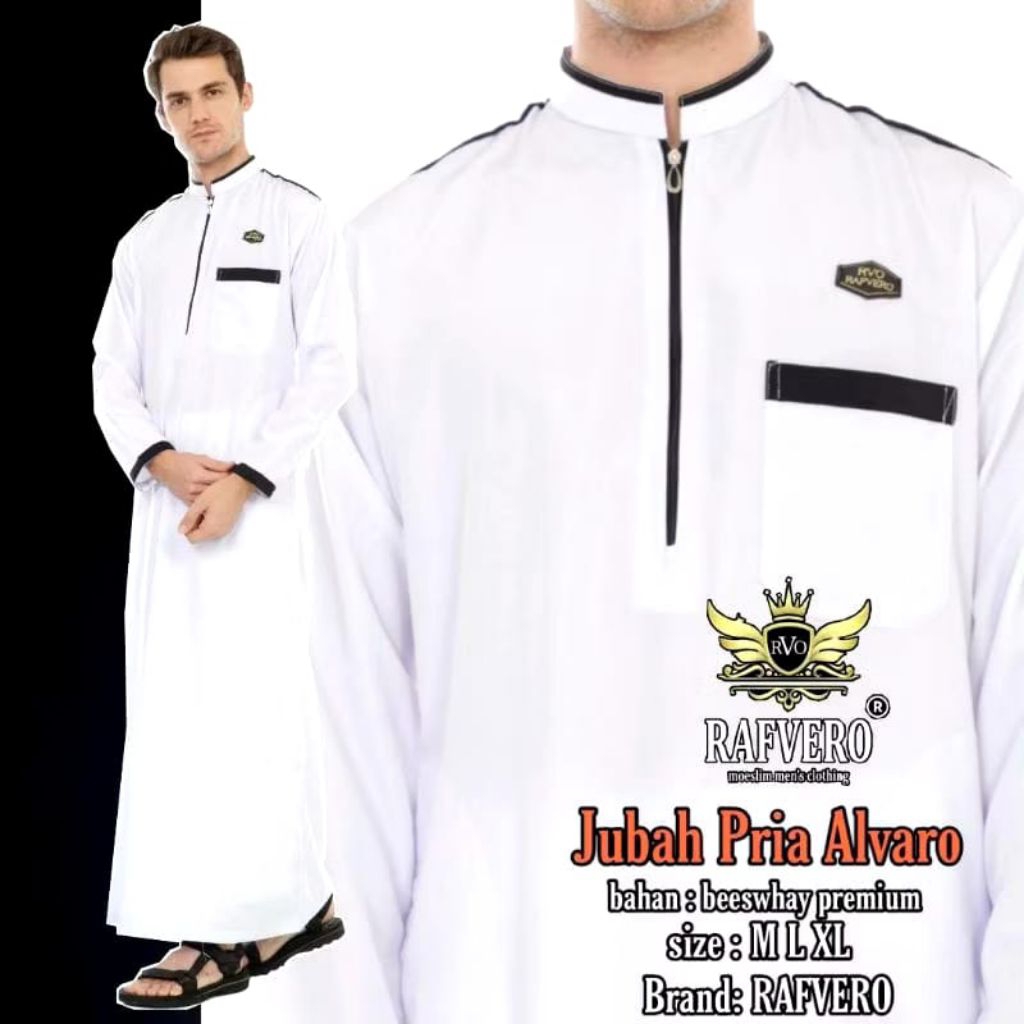 jubah baju  gamis pria dewasa  slimfit original tangan panjang berkerah/jubah pria muslim/gamis  lak