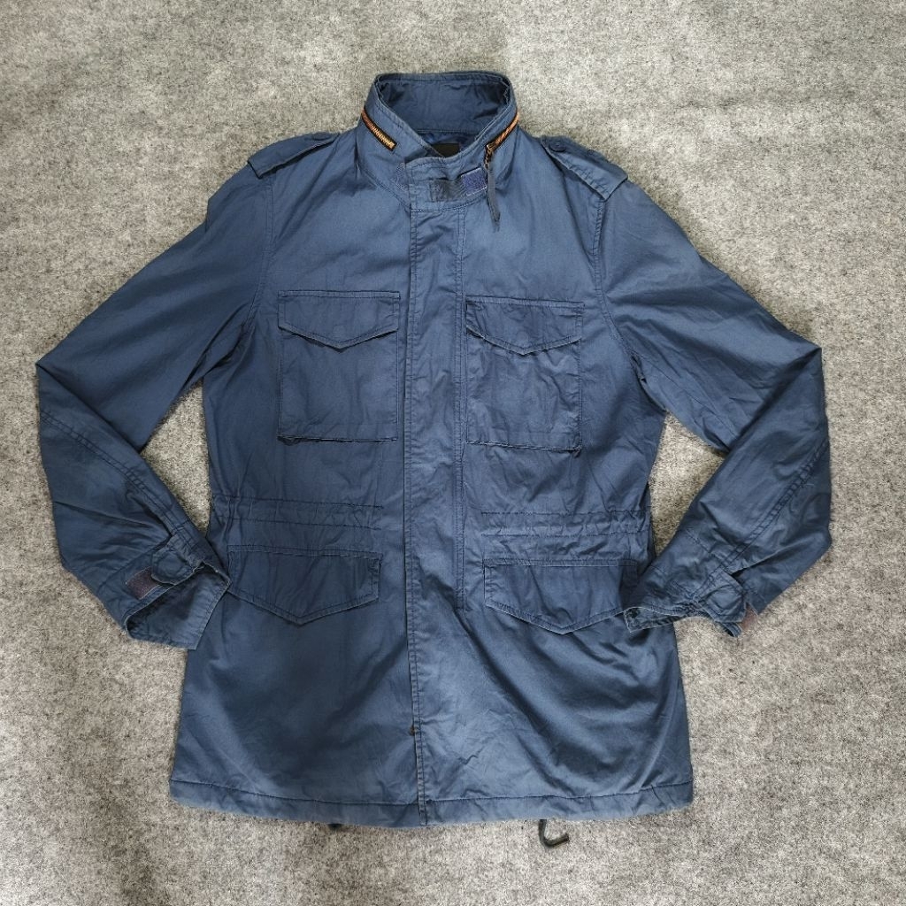 Kai-aakmann parka m65 field jacket navy