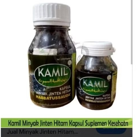 Habbatussauda Oil Jintan Hitam Kamil isi 70kapsul || 210kapsul
