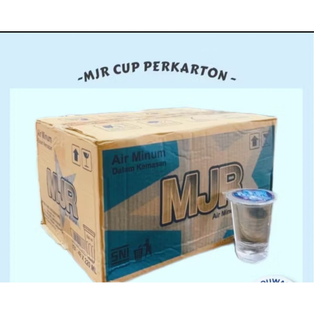air minum kemasan MJR