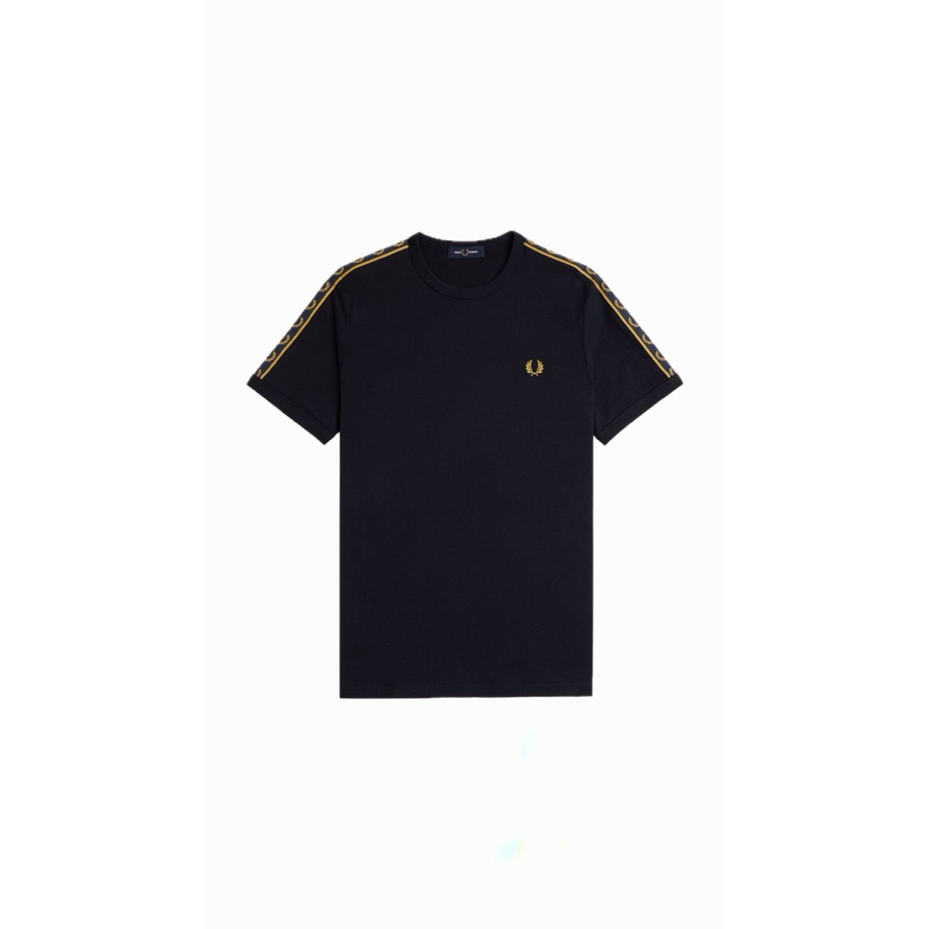 FRED PERRY - TAPED T-SHIRT M4613/W75 DARK NAVY