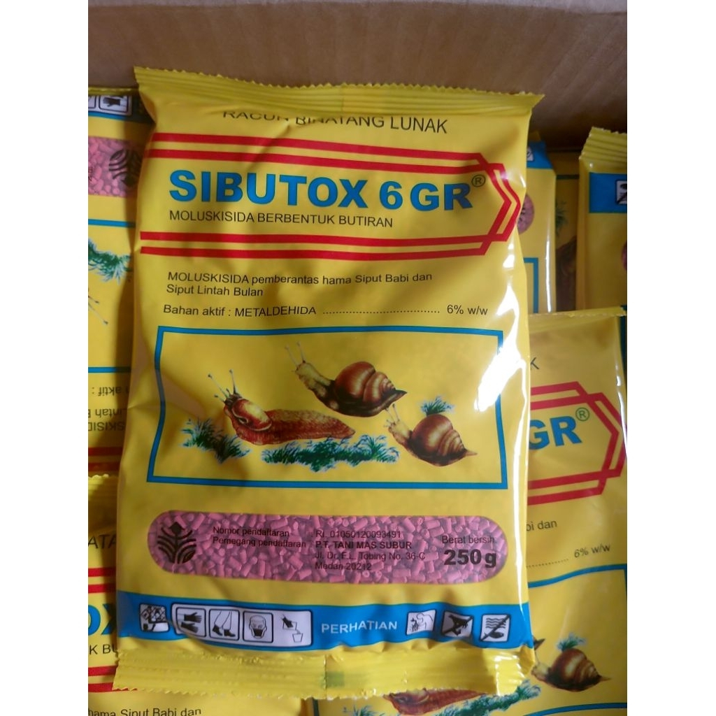 Sibutox 6GR, Racun Binatang lunak 250 gram