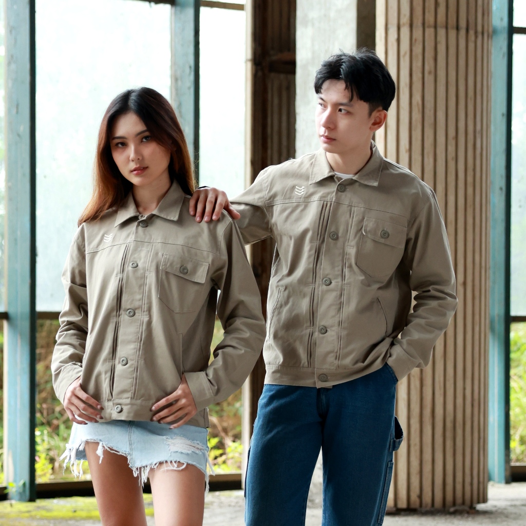 Jaket Trucker Pria Wanita Outer Casual Streetwear Delibra – Jaket Kekinian