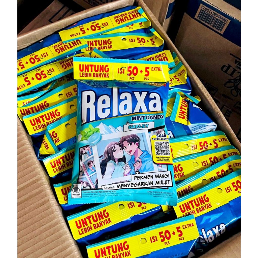 Relaxa Permen 50Pcs+5Pcs//Permen Relaxa