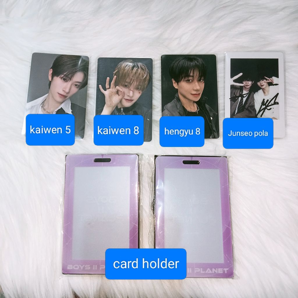 [READY] Photocard hengyu Junseo kaiwen journey boys 2 planet Official